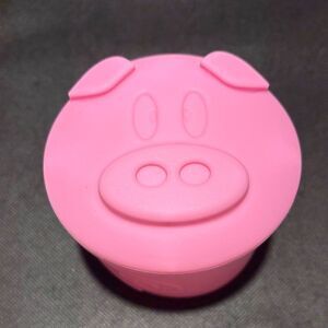 Pink Piggy bacon grease container
